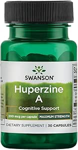 Swanson Maximum - Strength Huperzine A 200 mcg 30 Kapsler