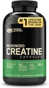 Optimum Nutrition Mikroniseret Creatin monohydrat kapsler, Keto Friendly, 2500mg, 200 kapsler (Emballage May Vary)
