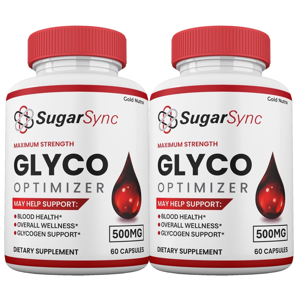 SugarSync Glyco Optimizer kapsler, SugarSync piller, supplement til mænd og kvinder vitaminer (2 Pack)