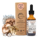 Ultimate Immunsvamp Complex Liquid Drops: Dynamic Herbal Blend for Enhanced Performance & Energy, Fresh Lion 's Mane, Reishi, Chaga Ekstrakter, Vitamin, 60 dages forsyning