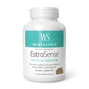 Naturlige faktorer WomenSense EstroSense - Daglig Hormonal Balance Support - Understøtter sund Mensation & Menopause - Non- GMO Natural Supplement - 120 Vegetariske kapsler (60 Tjenester)