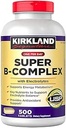 Kirkland Signature Super B- Complex (2- Pack) med Electrolytes (2 x 500 tabletter)