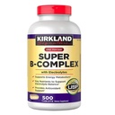 Kirkland Signature Super B- Complex (2- Pack) med Electrolytes (2 x 500 tabletter)