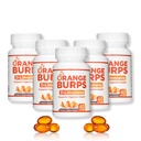 Orange Burps MSD 124; D- Limonene Supplement - Acid Reducer (Antacida for syre Retlux), Heartburn Relief, GERD Relief, og fordøjelsesbesvær Relief MSD 124; Orange Peel Extract for Health and Wellness (1000 mg, Pack of 5)