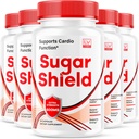 (5 Pack) Sugar Shield, Sugar Shield Blood Support, Sugar Shield Pills, Sugar Shield Capsules, Sugar Shield All Natural, SugarShield, Sugar Shield Advanced Formula, Sugar Shield Reviews, 150 Capsules