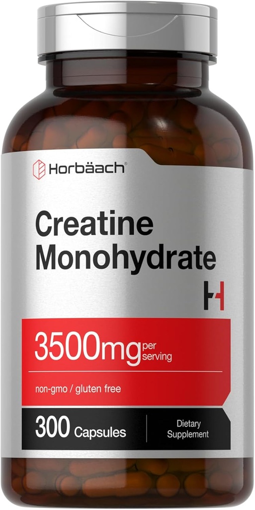 Horbäach Creatinine Monohydrat Kapsler: 124; 3500mg