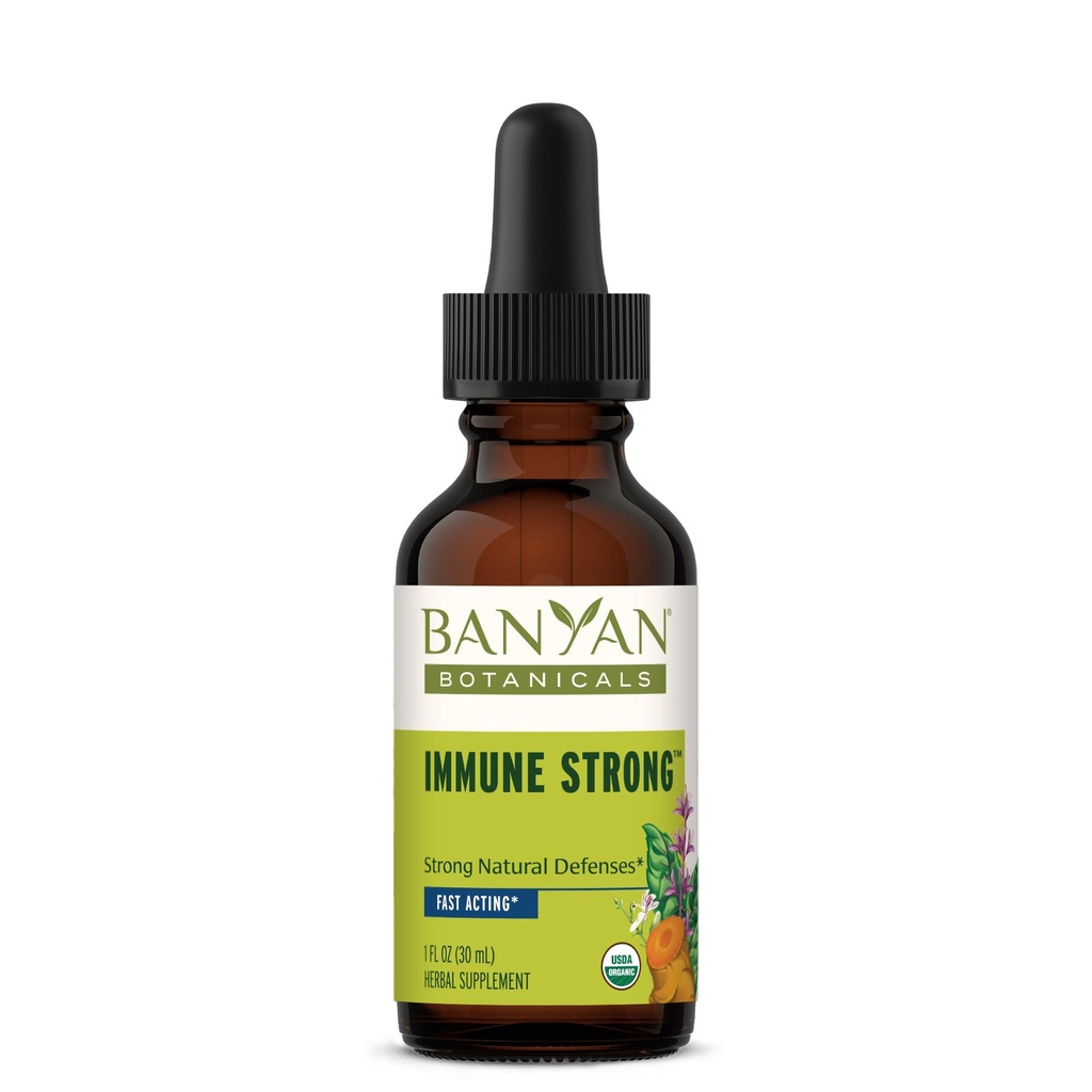 Banyan Botanicals immun ™ Strong Liquid Extract - Understøtter et sundt immunsystem * - Sustainable Sourced, Certified Organic, Fair Traded