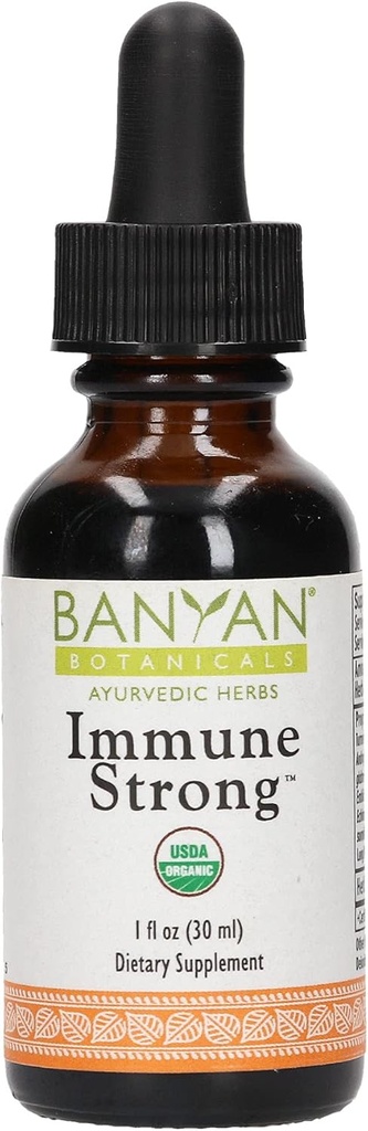 Banyan Botanicals immun ™ Strong Liquid Extract - Understøtter et sundt immunsystem * - Sustainable Sourced, Certified Organic, Fair Traded