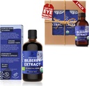 Jungle Powders Wild Bilberry Extract 3x3.4oz Flaske med flydende blåbær Antocyanin Alkohol- Gratis europæisk blåbær Blåbær Tillæg for øjne høj biotilgængelighed flydende ekstrakt