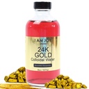 I Am Joy: Flydende kolloid guld 24k 99,99% Pure 100ppm Ruby rød vand baseret al naturlig elektrolyse Stor 8oz glasflaske
