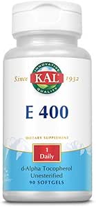 KAL E- 400 D- Alpha Tocopherol 400 IE Softgels, 90 Tæl