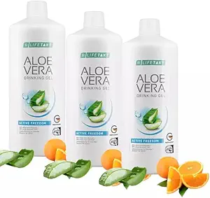 LR Lifetakt Aloe Vera Drikkende Gel Aktiv Freedom Health Care Mænd drikker hver dag naturlige behandling sæt på 3-1000 ml. / 33.3 fl.oz