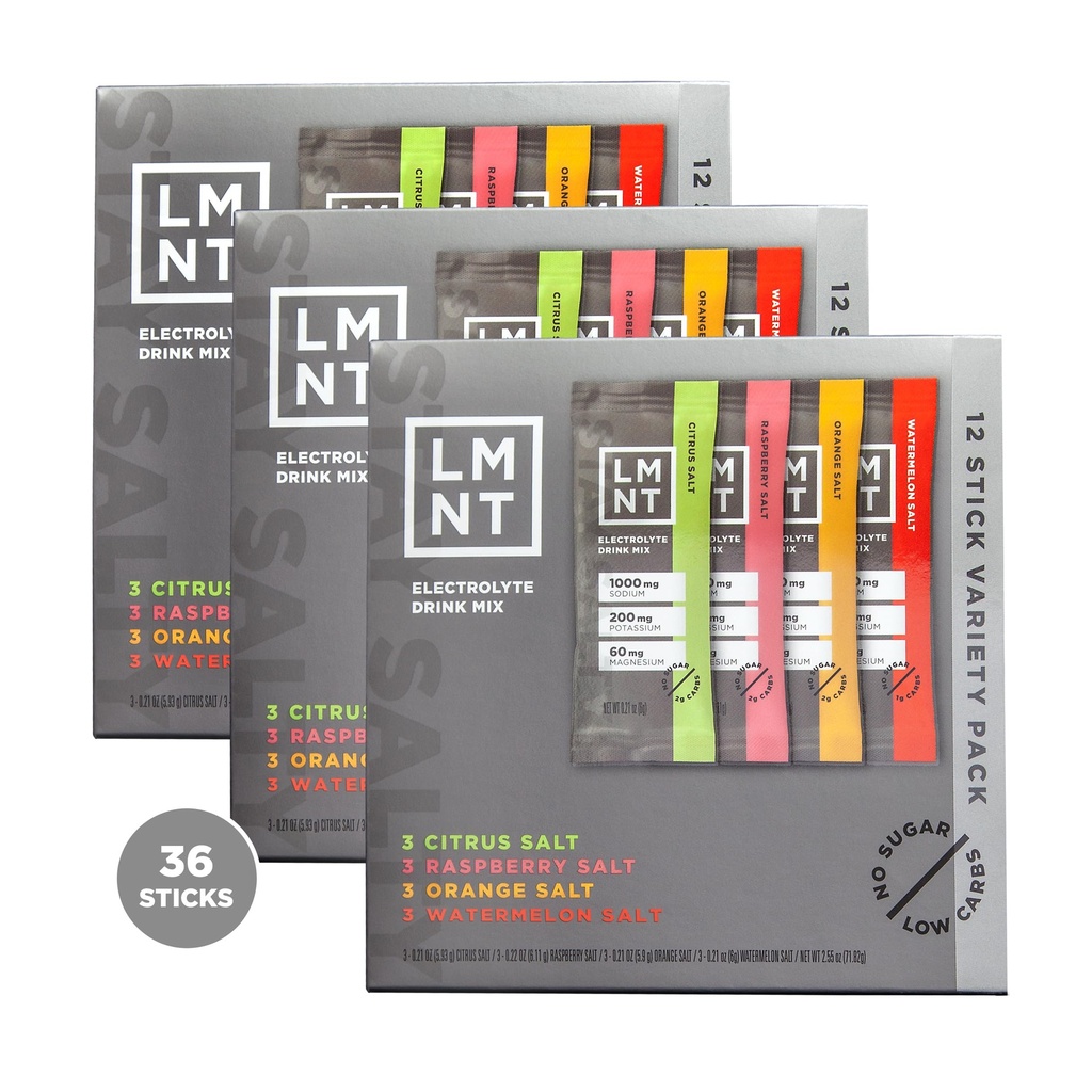 LMNT Zero Sugar Electrolytes - Variety Pack Bundle
