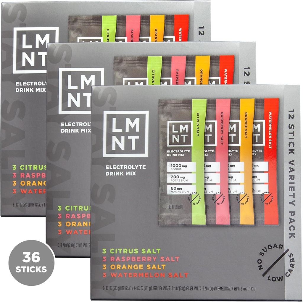 LMNT Zero Sugar Electrolytes - Variety Pack Bundle