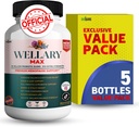 Wellary Max Menopause Support, 40 milliarder CFU Probiotisk Blend, 90 kapsler (5)