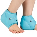 Comfytemp Ankle Ice Pack Wrap til hævelse, Plantar Fasciitis, Foot Pain Relief, FSA Støtteberettiget, Gel pakker til skader Genbruges, Hot Cold Compression til Achilles Tendonitis, Sprain Ankler, Gave, 2 Pcs