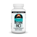 Source Naturals - Betaine HCl Saltsyre Kilde 650 mg. - 180 tabletter