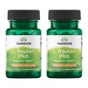 Swanson L. Reuteri Probiotic Plus w / L. Rhamnosus L. Acidophilus & FOS Prebiotisk fordøjelsesstøtte - fremmer Gut Health w / 7 Millioner CFU per kapsel - (30 Veggie kapsler) (2 Pack)