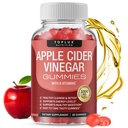 Toplux Apple Cider Vinegar Gummies - 1000mg ACV med B12, Beet Root, Granatæbler til immunsystem, Detox & Rense, Gummy Alternativ til Apple Cider Vinegar Kapsler, for Mænd Kvinder, 60 Gummies