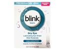 BLINK Tears Eye Drops for Dry Eyes, Preservative Free Lubricating Eye Drops, Sterile Single Use Vials, Gentle Eye Care for Mild to Moderate Dry Eye Symptom Relief, 25 Count, 0.01 fl oz Vials