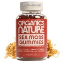 ORGANICS NATUR Irish Sea Moss Gummies for Lung Detox, Thyroid, Strength Immuno Energy Support, Vegan Seamoss Gummies for Kids & Voksnes - 60 Veganske vingummi Bears Berry Flavored
