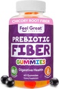 Prebiotic Fiber Gummies af Feel Great Vitamin Co (60 Gummies) Name 124; Hjælper Forbedre fordøjelsessygdomme, Gendanne naturlige Gut Flora, og Støtte Samlet Sundhed & Immunitet *