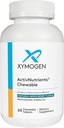 XYMOGEN Børns Aktivernæringsmidler Chewable - Blandet Berry Multivitamin til børn - Multi Vitamin Multimineral til wellness + immunstøtte - Chelated Minerals + B Vitamin med folat (60 tabletter)