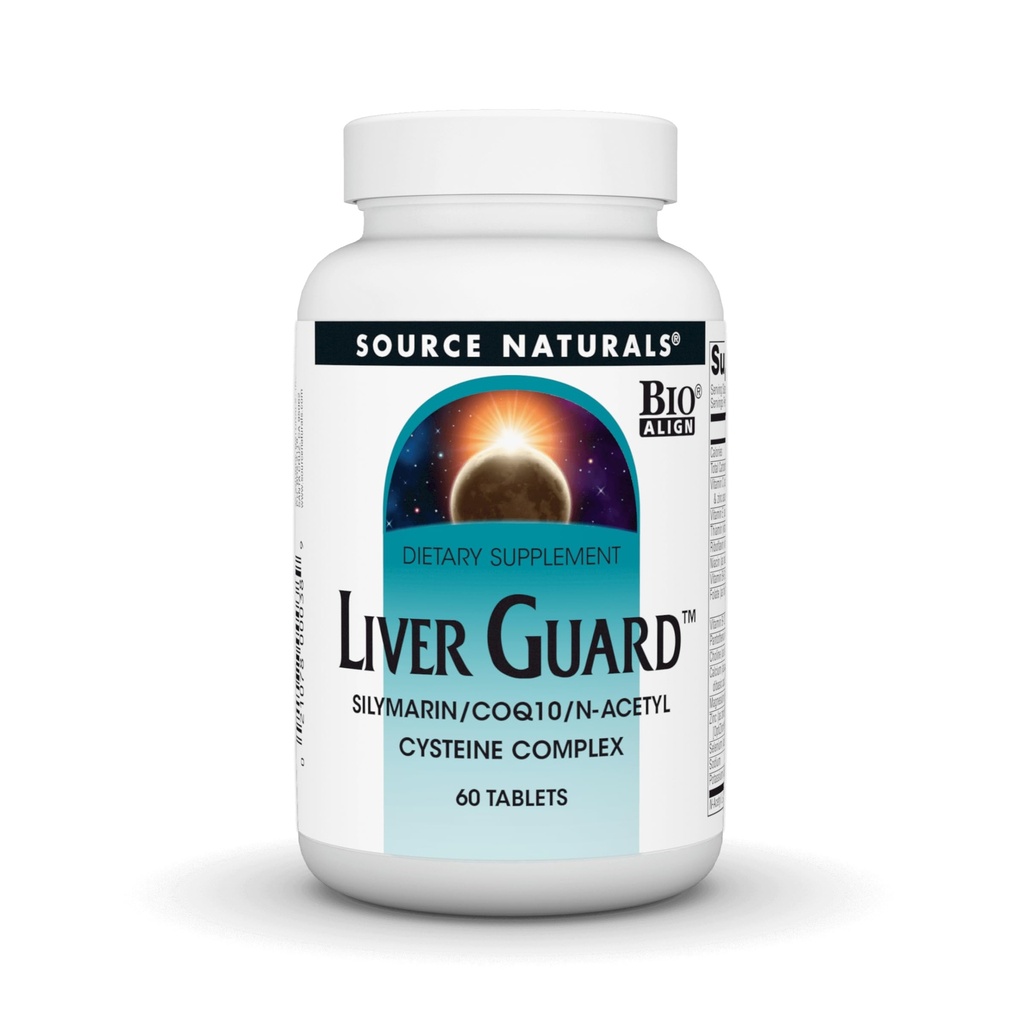 Source Naturals Levergarde - Silymarin, CoQ10, N- Acetyl Cysteine Complex - 60 tabletter