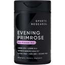 Sportsforskning Aften Primrose Supplement fra Cold Pressed Oil - Softgels for Women 's Health & Skin Health - Gluten Free & Non- GMO GLA - High Potency 1300mg, 30 Count