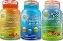 Gut Health, Immunity, Energy & Nutrient Support - 3-in-1 Probiotisk med fordøjelsesenzymer + Liposomal Vitamin C 1500mg + hel mad Multivitamin uden jern - Vegan, Non- GMO, Clean Wellness Support