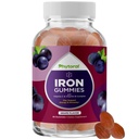 Natural Multivitamin Iron Gummies for Adults - Adult Gummy Vitamins with Iron and Energy Boost B Complex Vitamins - Gummy Supplement and Mental Clarity Focus Multivitamin - 60 Count