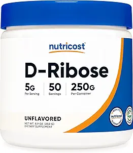Nutricost D- Ribose Powder (250 Bedste)