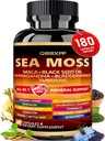 QBBXFF Sea Moss, Maca, Black Seed Oil, Ashwagandha, 180 Greve