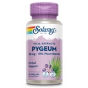 SOLARAY Pygeum Bark Extract 50mg - Pygeum supplement til Prostate Health Support - Garanteret til at indeholde 6,5mg Plant Steroler som Beta sitosterol, Non- GMO, Vegan, 60- Day Garanti, 60 Serv, 60 VegCaps