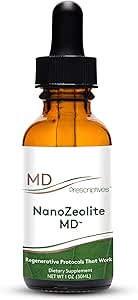 MD Præskriptiver - NanoZeolite MD - Opløselig Zeolite Solution - 60 Servere - 1 fl oz