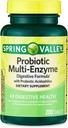 Spring Valley Multi- Enzyme Probiotiske 200 tabletter