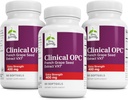 Terry naturligt klinisk OPC Extra Strength - Kardiovaskulær Health & Focus Support - Supplement med Grape Seed Extract - immunsupport Supplement - 60 Softgels (pakke med 3)