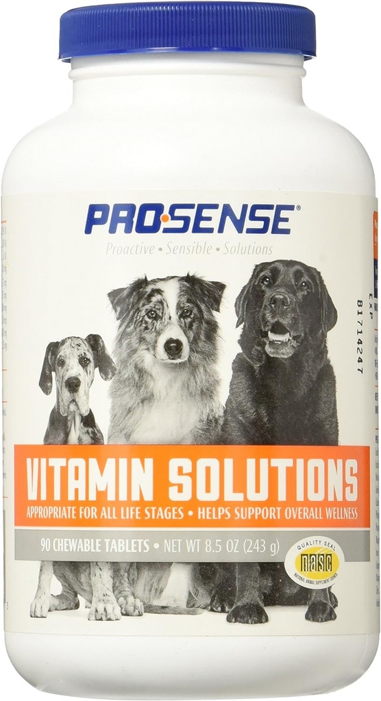 ProSense Vitamin Solutions 90 Greve, tyggetabletter til hunde, Hjælper support Samlet wellness (P-87039)