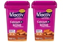 Viactiv Max Formel Calcium + D3- vitamin supplement til knoglesundhed, Rich Caramel, 100 bløde tykkere - 2 Pack