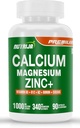 Calcium Magnesium Zink med vitamin D3, bor, K2 & B12 (90 kapsler)