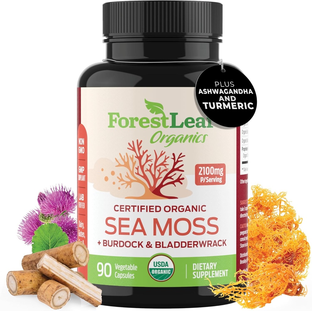 ForestLeaf Organic Irish Sea Moss Capsules