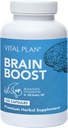 Vital Plan Brain Boost Supplement by Dr. Bill Rawls – Brain Boosting Capsules w/Lion’s Mane, Cat’s Claw, Bacopa, Sensoril Ashwagandha & Ginkgo Biloba