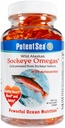 Wild Alaska Sockeye Omegas Salmon Fish Oil Supplement, Omega-3 EPA og DHA, Easy fordøjelse, Cold Pressed, 90 Softgel