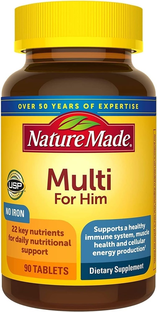 Natur lavet Multi til ham 90 tabletter (pakke med 4)
