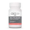 Allergi Research Group Zink Picolinate Supplement - Understøtter normal sundhed immunrespons, Højt biotilgængeligt, Well- Absorberet, Hypoallergen, Vegetariske kapsler - 60 Greve