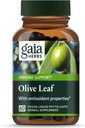 Gaia urter Olive Leaf - Traditionel immunforsvar - immunsystem supplement med Olive Leaf Extract & Oleuropein * - 60 Vegansk flydende Phyto- Caps (30-dages forsyning)