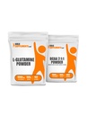 BulkSupplements L- Glutamin 500g + BCAA 2: 1: 1 500g Bundle