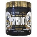 Insane Labz Psykotisk Guld, High Stimulant Pre Workout Powder, Extreme Lasting Energy Focus, Pumper og Endurance med Beta Alanine, DMAE Bitartrate, NO Booster (35 Serveringer, Blue Punch)