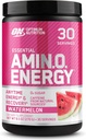 Optimum Nutrition Amino Energy - Pre Workout med grøn te, BCAA, Aminosyrer, Keto Friendly, Green Coffee Extract, Energy Powder - Watermelon, 30 Servere (Packaging May Vary)