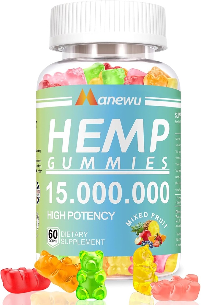 Hamp Gummies, 60 Counts